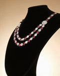 Double Desire Ruby & Diamond Necklace | Bandilera
